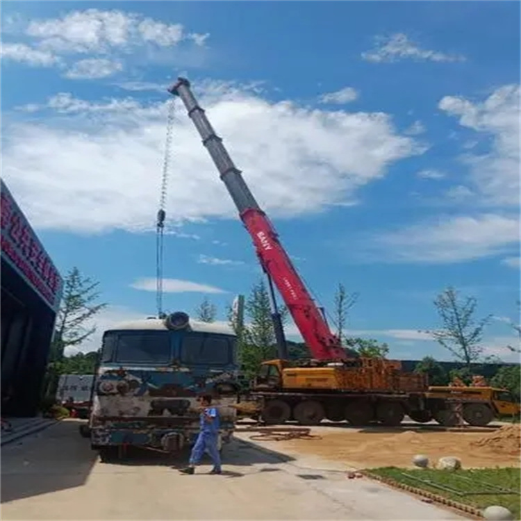 万年县50吨吊车租赁电话一键获取！满足工厂搬迁、设备吊装等多种场景需求